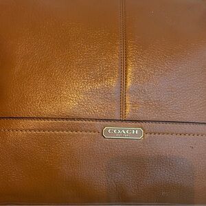 Coach Brown Pebbled Leather Park Hobo Shoulder Bag Pristine Excellent Condition